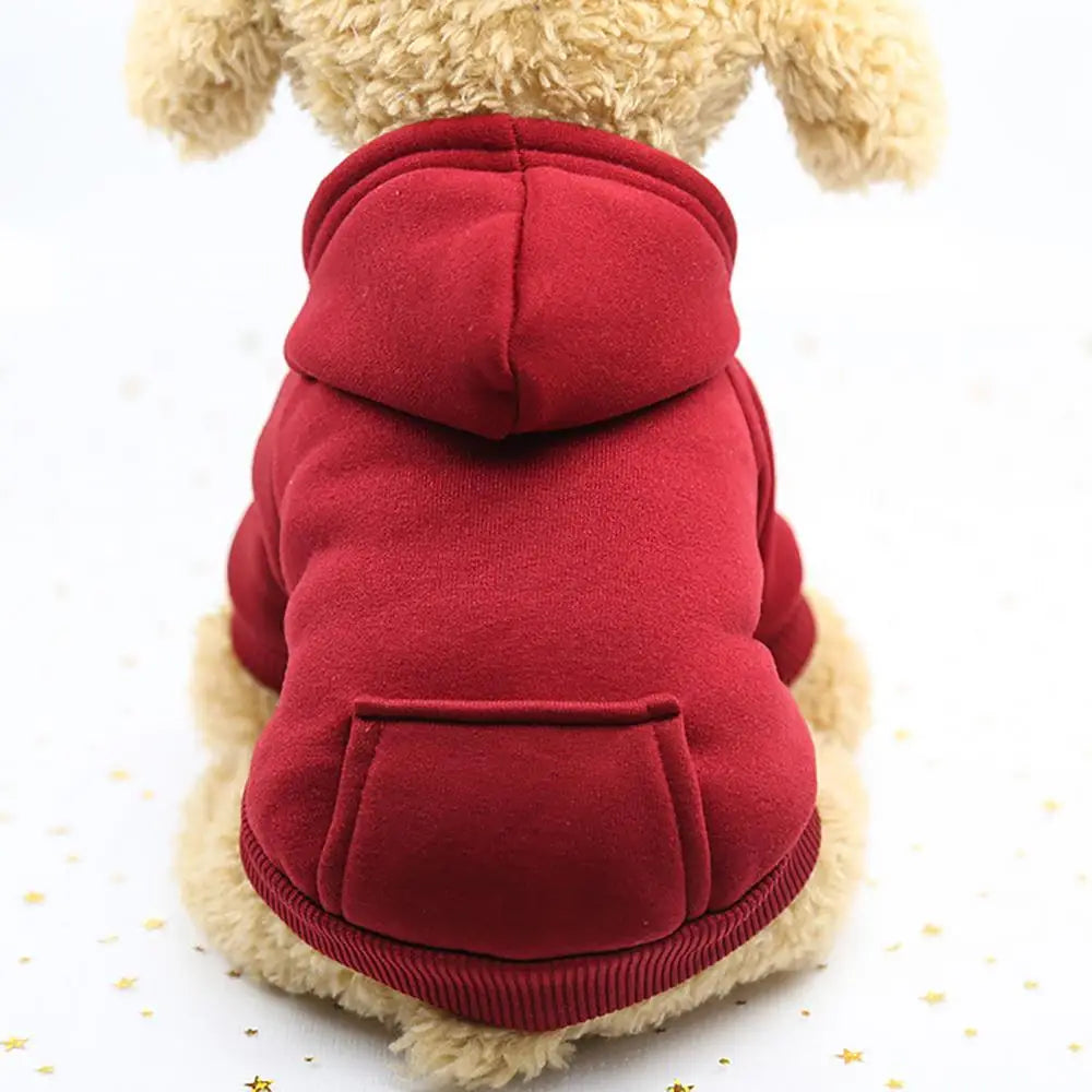 Buzo con Capucha para Perro - Abrigo de Algodón para Mascotas