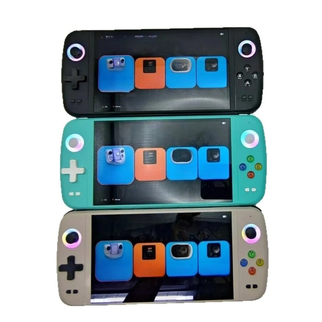 Consola de Juegos Portátil M27, 128G, Más de 30000 Juegos, Pantalla IPS de 7 Pulgadas