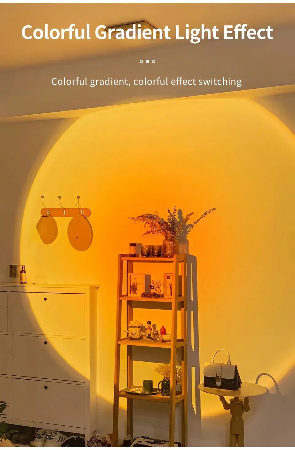Luz de Pared RGB con Sensor de Movimiento USB