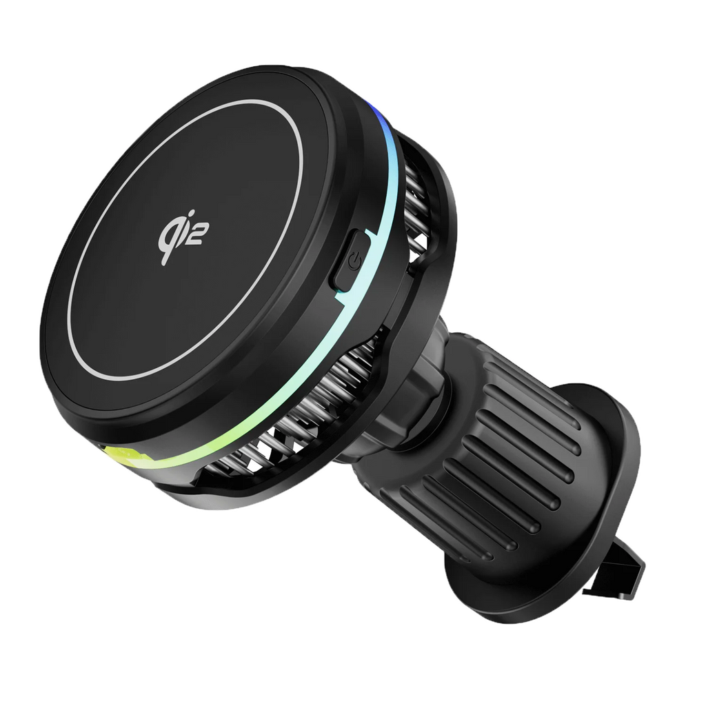 Cargador Inalámbrico Magnético para Coche con Refrigeración por Semiconductor, Soporte de Ventilación, Carga Rápida y Disipación de Calor para iPhone 17/16/15/14