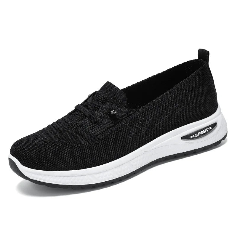 Zapatillas de Mujer Casual — Malla Transpirable, Suela Gruesa