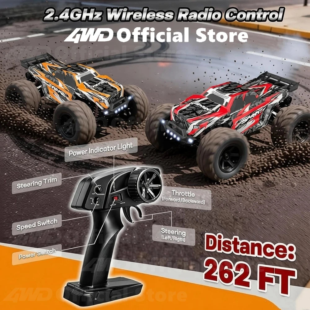 Auto RC 4WD 1:18 Todoterreno Oike 40KM/H Impermeable para Niños