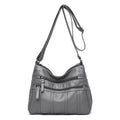 Bolso bandolera negro, bolso de hombro de viaje con correas ajustables y compartimento con cremallera, bolso de hombro adecuado para diferentes