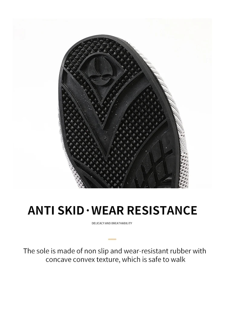 Zapatillas informales transpirables para hombre, zapatos ligeros sin cordones para caminar para hombre, mocasines flexibles antideslizantes para parejas, calzado suave de verano