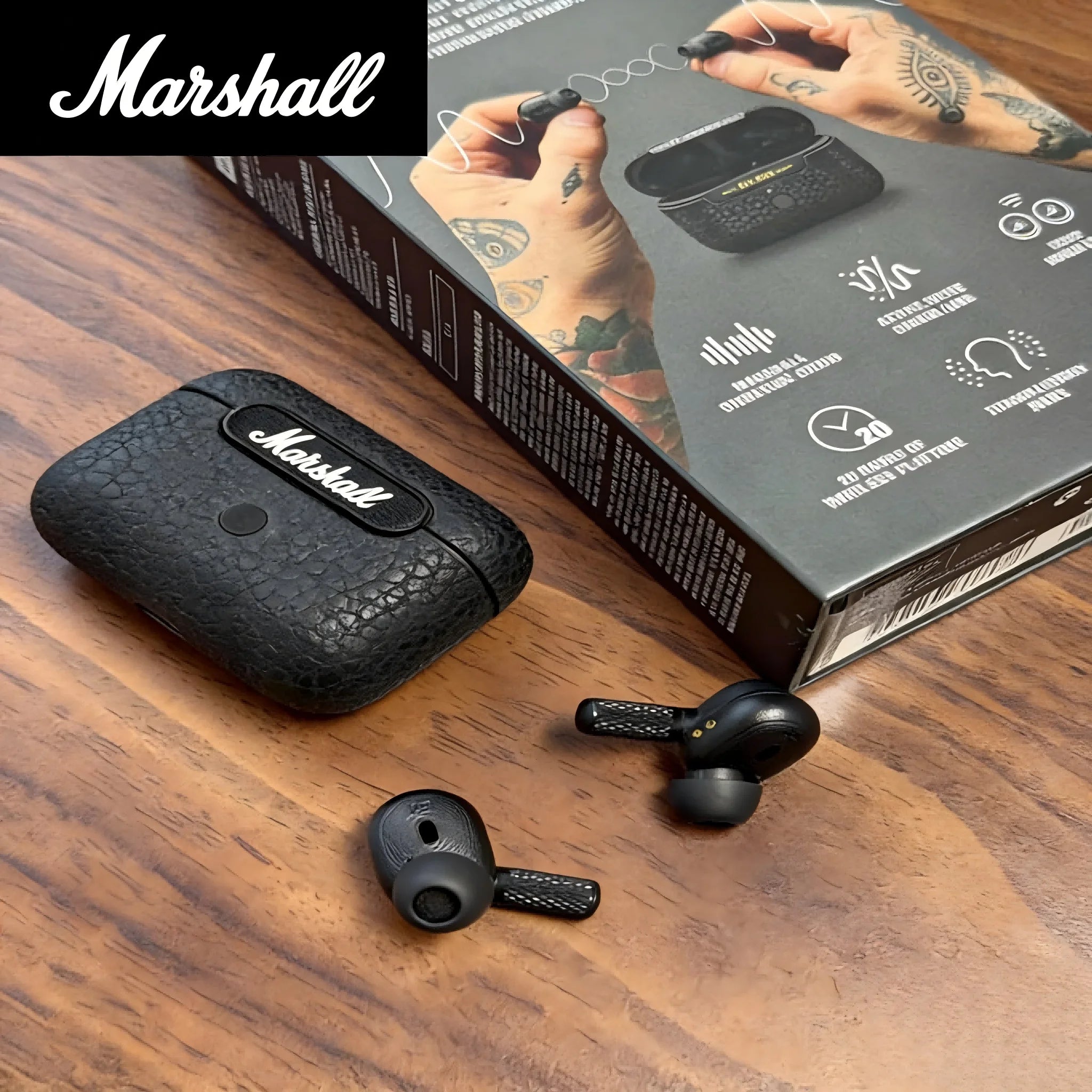 Auriculares Marshall MOTIF ANC Inalámbricos Cancelación de Ruido