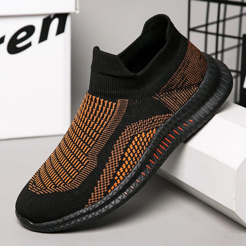 Zapatos transpirables para caminar para hombre, mocasines ligeros para exteriores, zapatos informales suaves y flexibles para hombre, calzado de moda, zapatillas de deporte 39-48