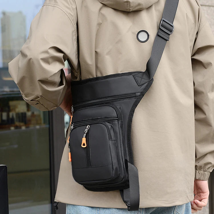 Bolso Bandolera para Pierna, Apto para Hombres y Mujeres, Bolso Táctico para Motociclistas, Bolso de Cintura