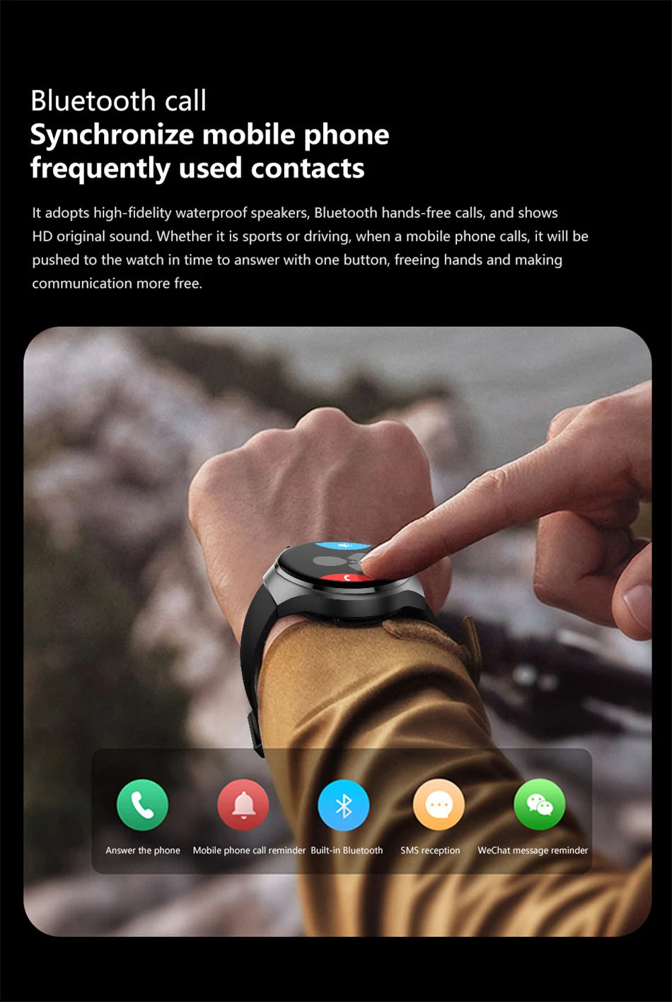 Reloj Inteligente 4 Pro GPS AMOLED Bluetooth