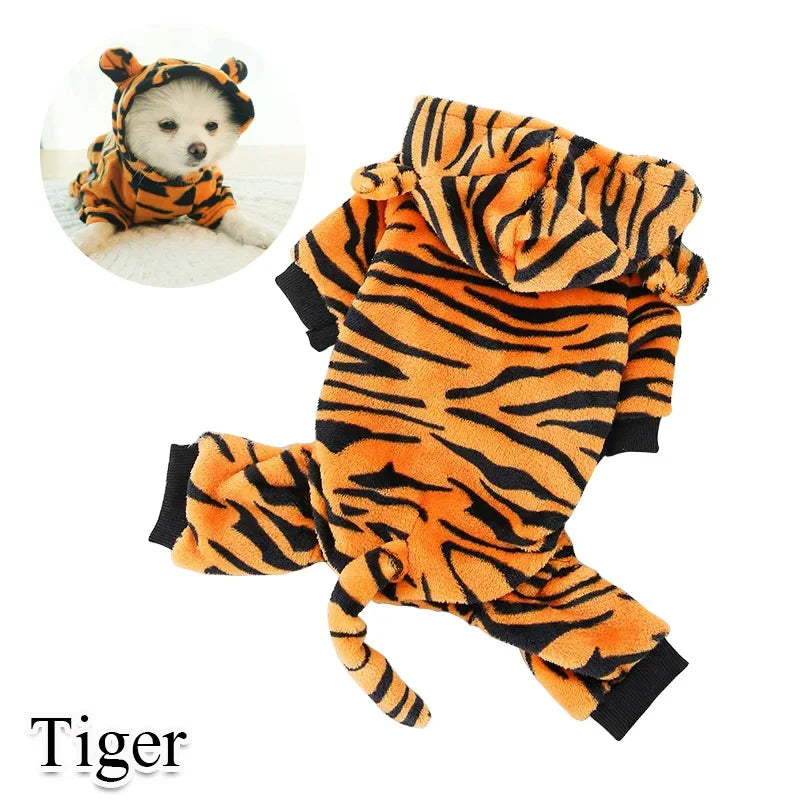 Disfraz Cosplay para Mascotas - Abrigo de Forro Polar para Perros y Gatos