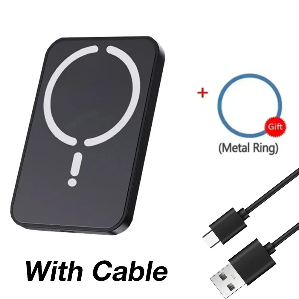 Soporte cargador inalámbrico magnético Magsafe para auto con GPS