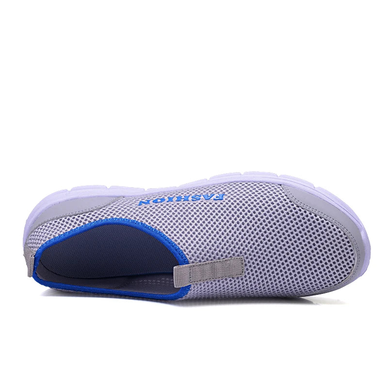 YRZL, zapatos informales ligeros para hombre, zapatillas transpirables sin cordones para mujer y hombre, zapatos planos antideslizantes Unisex para caminar al aire libre, talla 36-47
