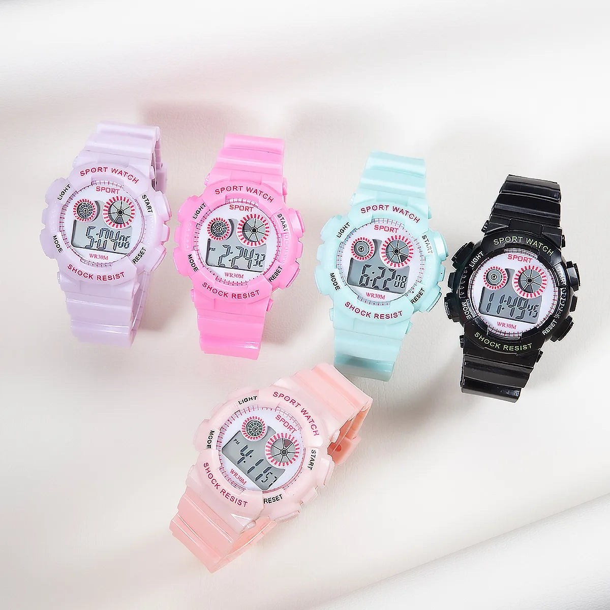 Reloj Deportivo Digital LED Impermeable para Niños