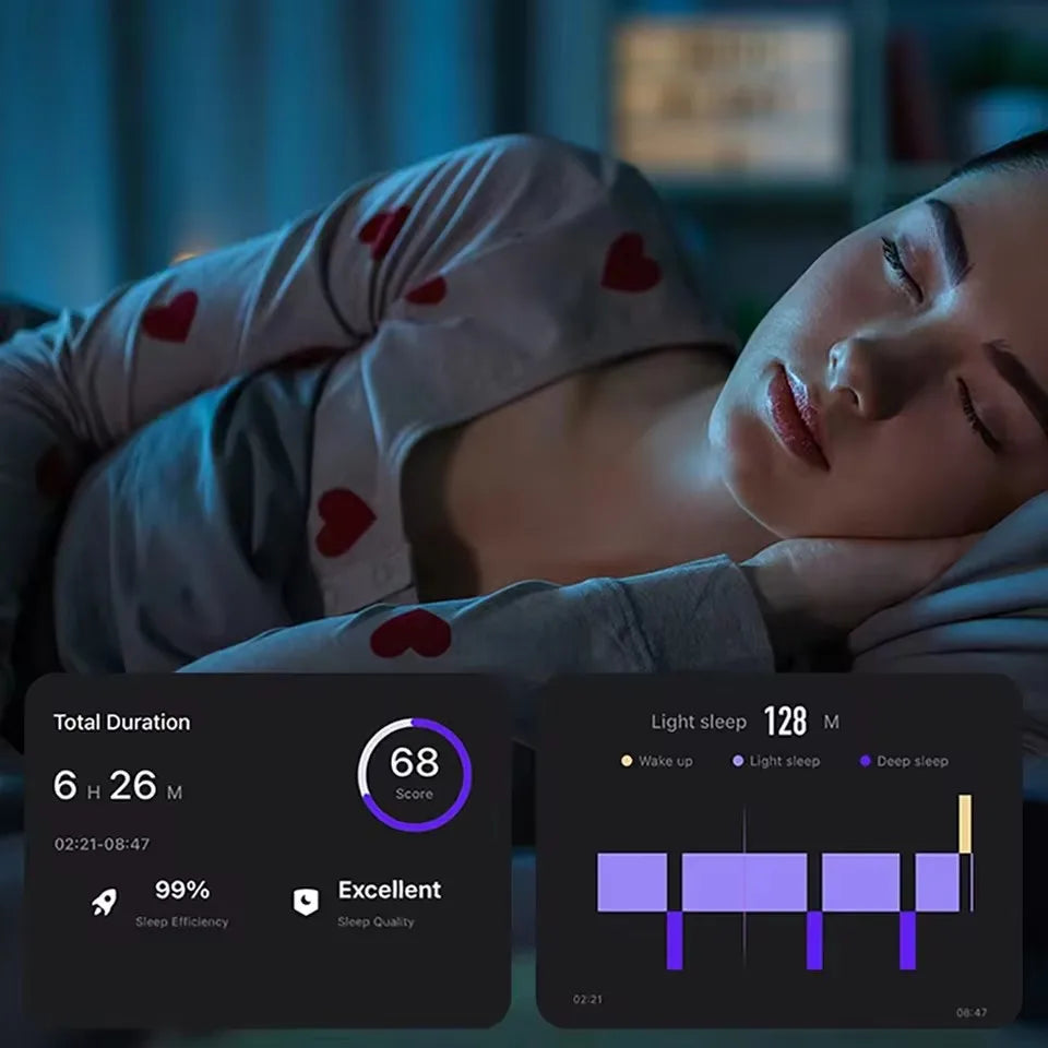 Anillo inteligente presión arterial monitoreo de salud del sueño modo multideporte smartring IP68 impermeable cuidado remoto hombres mujeres