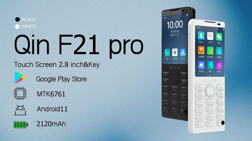 Nuevo teléfono inteligente Qin F25, Google Play, Android 14, tarjetas SIM duales, 6GB + 128GB, 2700mAh, WIFI Bluetooth, pantalla táctil de 3,54 pulgadas, MTK8786