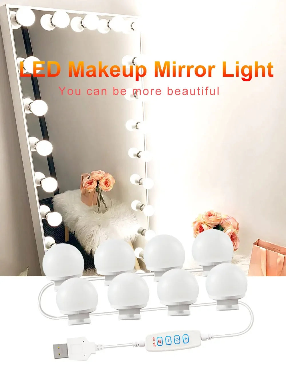 Bombillas LED para Espejo de Maquillaje Profesional