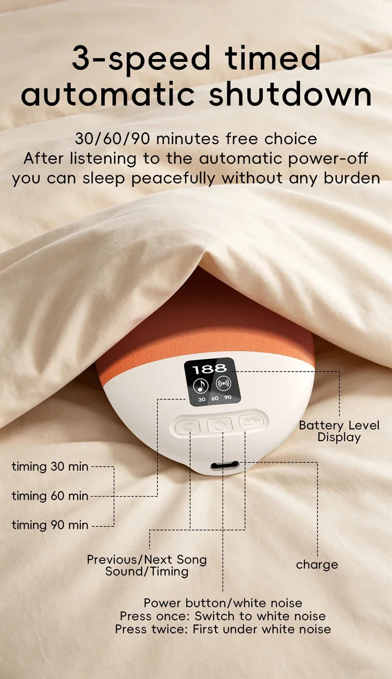 Auriculares Bluetooth 2 en 1 con Altavoz para Dormir de Lado