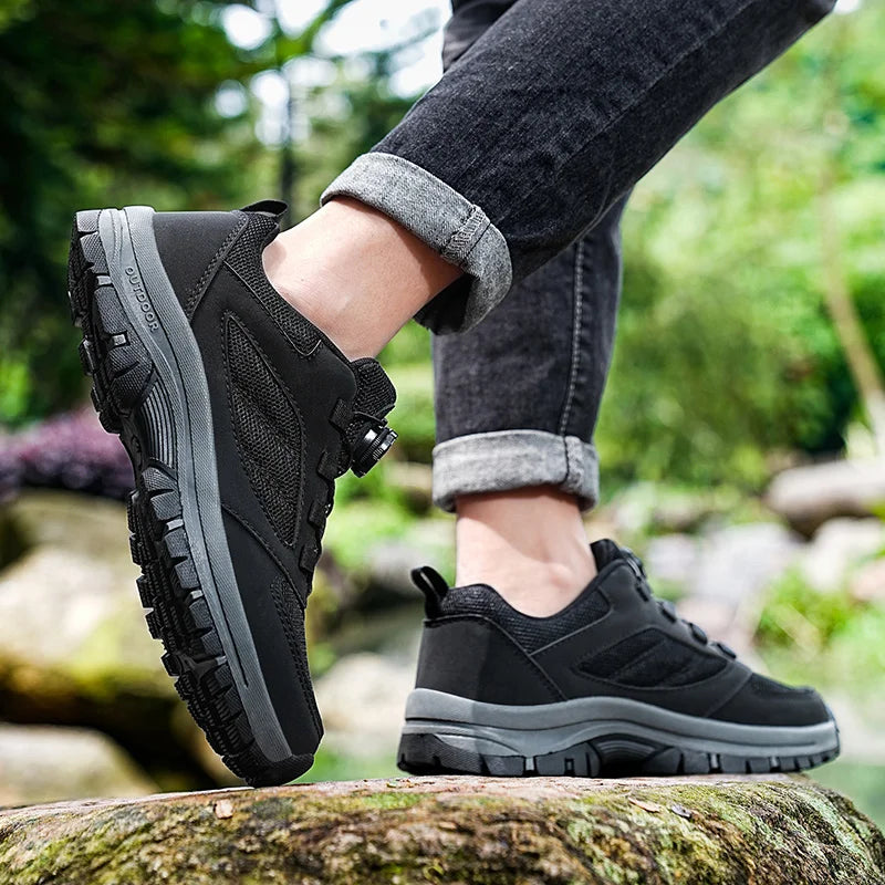 Zapatillas Deportivas Hombre con Hebilla Giratoria - Senderismo 39-48