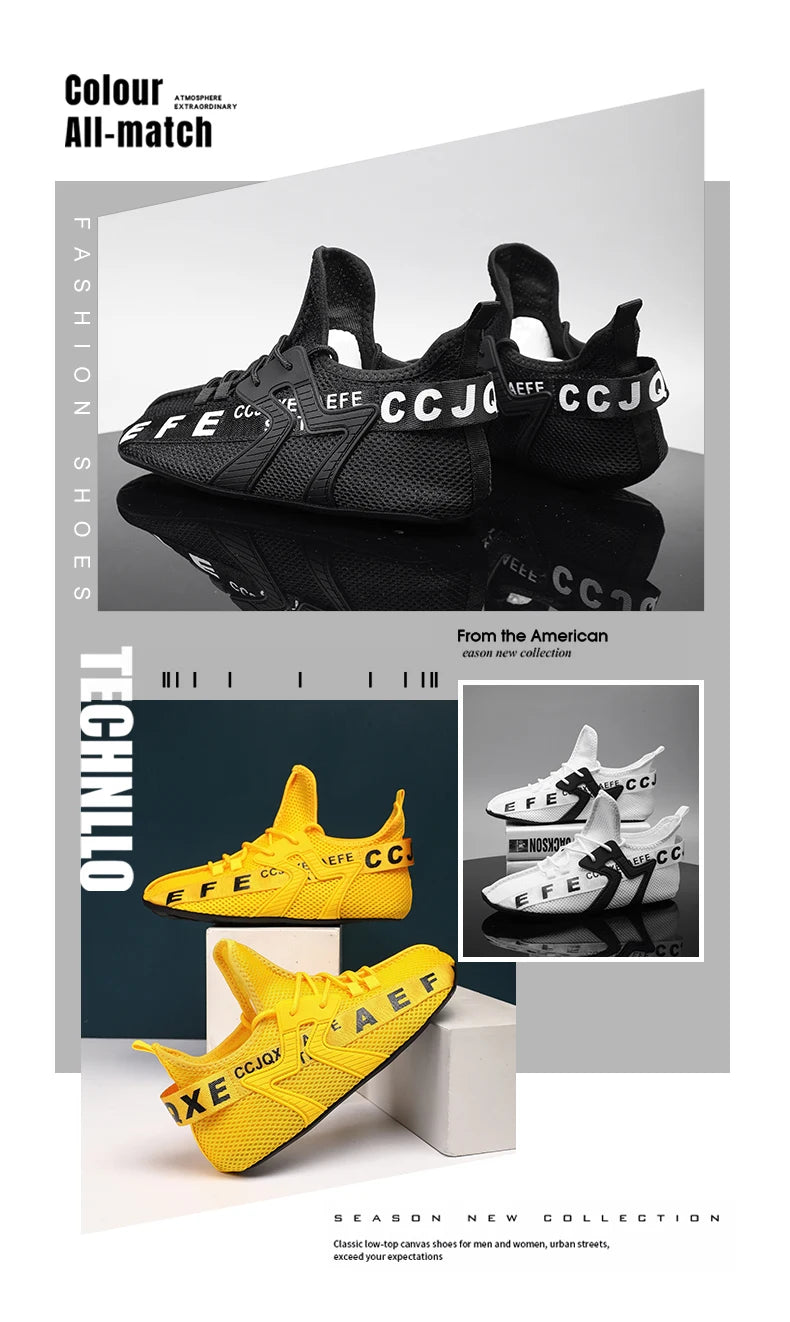 YRZL Mocasines Zapatos Hombres Casual Malla Transpirable Antideslizante Al Aire Libre Cómodo Interior Zapatos de Gimnasio Zapatos de Gran Tamaño para Hombres
