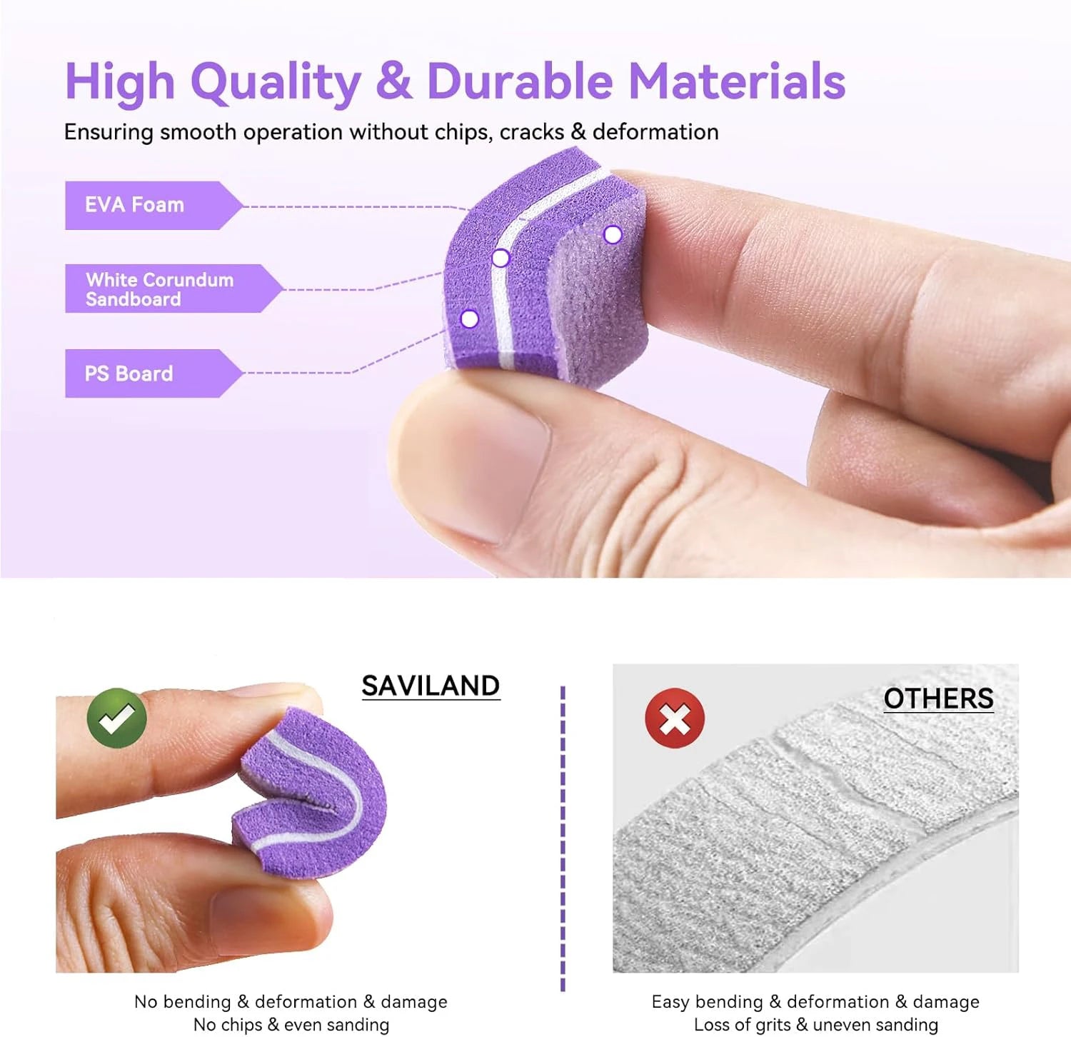 50 Uds Mini limas de uñas bloque pulidores de esponja de grano para uñas acrílicas bloque de pulido herramientas de manicura de salón DIY de doble cara