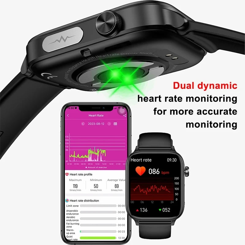Reloj Inteligente Salud Glucosa Presión Arterial