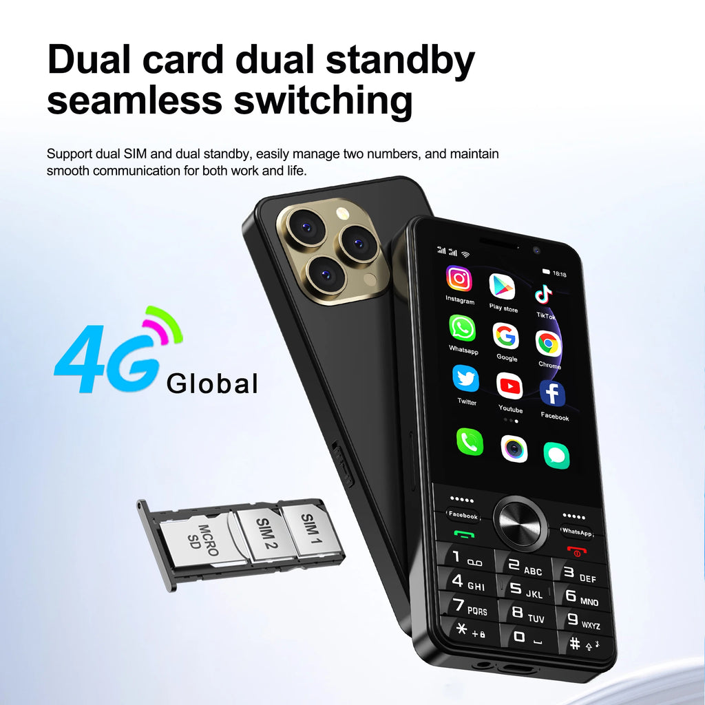 SERVO F24 PRO – Celular 4G Android 3.5" Doble SIM 2+16GB
