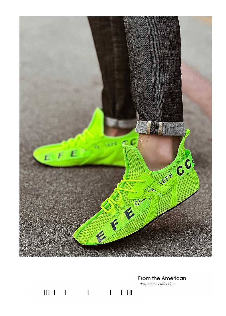 YRZL Mocasines Zapatos Hombres Casual Malla Transpirable Antideslizante Al Aire Libre Cómodo Interior Zapatos de Gimnasio Zapatos de Gran Tamaño para Hombres