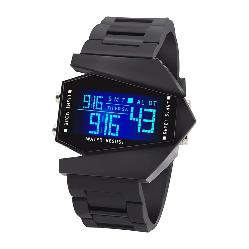 Reloj Digital Infantil Deportivo Luminoso Resistente al Agua