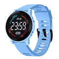 Reloj deportivo Digital LED para niños, pulsera electrónica resistente al agua, Spaceman, correa de silicona, relojes deportivos digitales