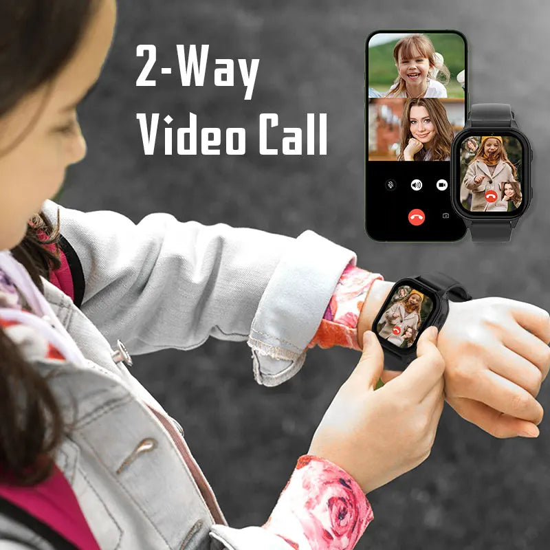 Reloj Inteligente 4G para Niños con GPS, WiFi, SOS, Whatsapp KT19Pro MAX Android 8.1 con Videollamada, Cámara y Monitor