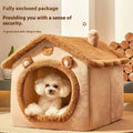 Casa cama para perros y gatos – extraíble y lavable