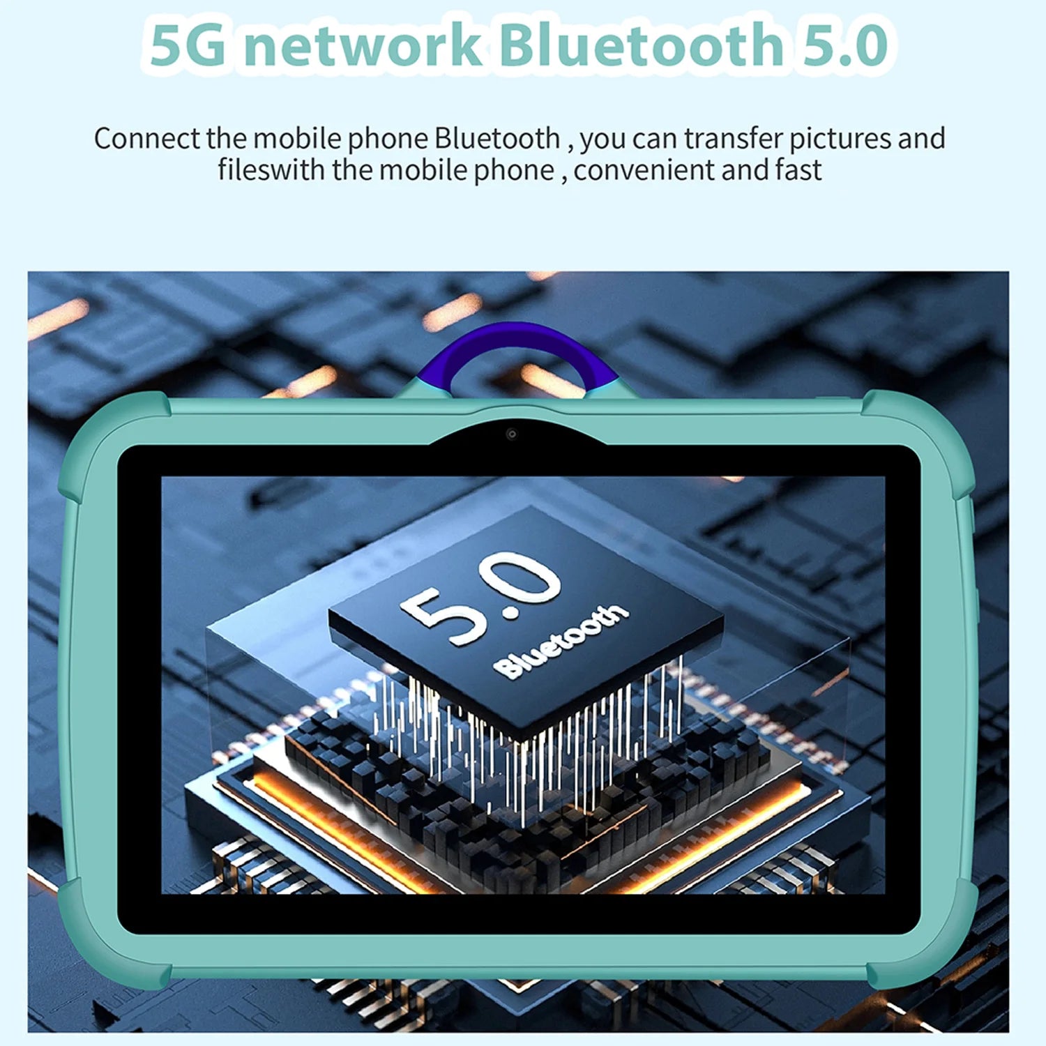 Nueva versión Global de 7 pulgadas 5G WiFi tabletas para niños Quad Core 4GB RAM 64GB ROM tableta de aprendizaje educativo Pc Bluetooth 4000mAh
