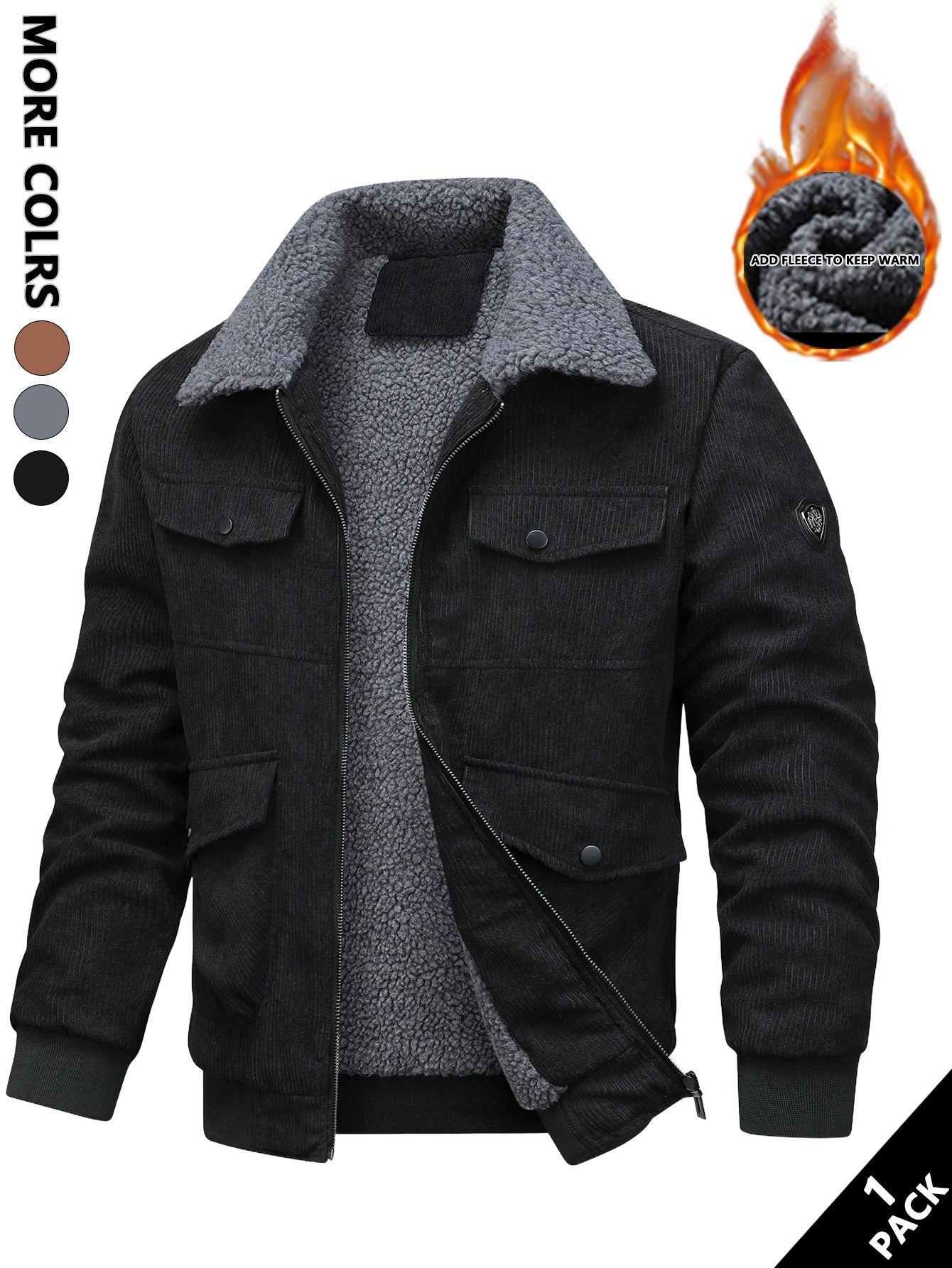 Chaqueta de Pana para Hombre | Casual y Versátil