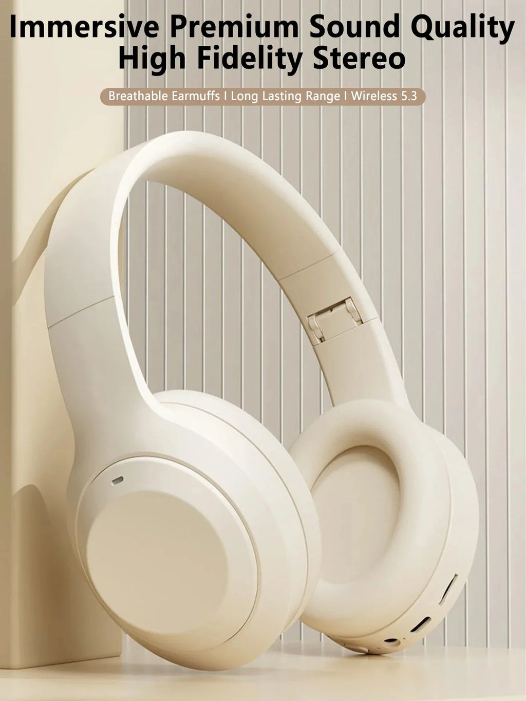 M5 Auriculares Over-Ear Bluetooth 5.3 Deportivos