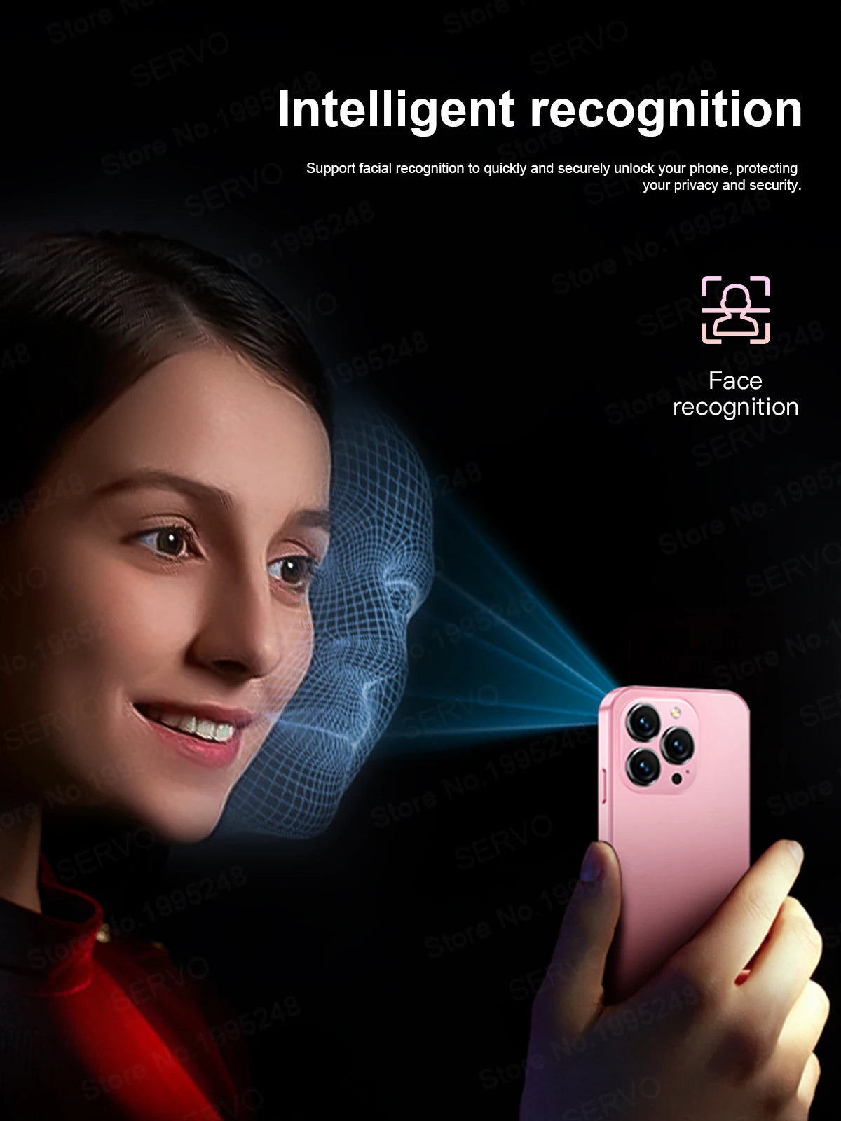 SERVO S16 Mini Android 12,0 teléfono inteligente 4G LTE 16GB/64GB Play Store WhatsAPP WiFi desbloqueo Facial teléfonos móviles de bolsillo pantalla de 4,0"