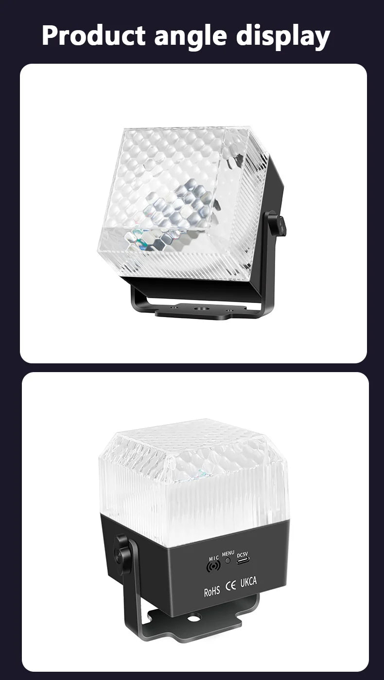 Luz LED Nocturna con Control Remoto para Fiesta