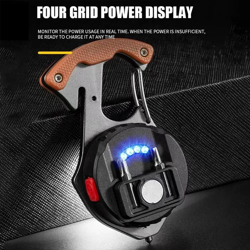 Micro Linterna LED Multiherramienta de Llavero