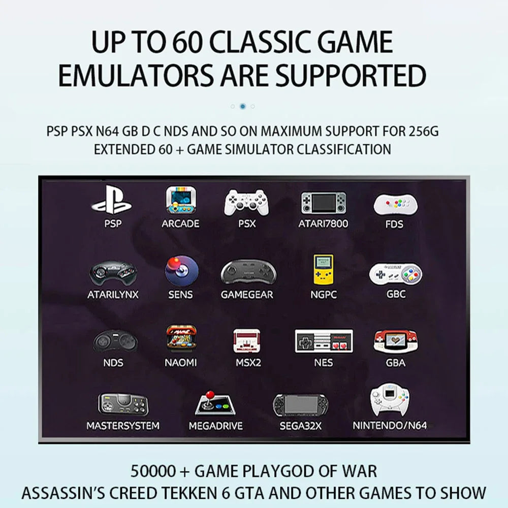 Consola de videojuegos Retro Super Console G36 Pro con 120000 videojuegos para PS1/GBA/MD/CPS con Gamepad, caja de juegos de regalo para niños