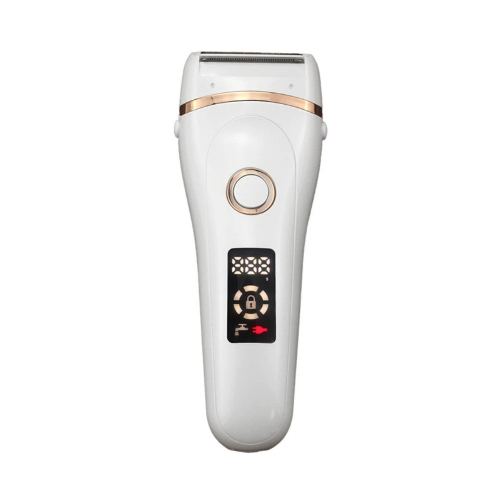 Maquinillas de Afeitar Eléctricas para Mujer, Depiladora Facial, Depilación sin Dolor, Cuchilla de Afeitar Corporal para Brazos, Manos, Piernas, Bikini, Depiladora