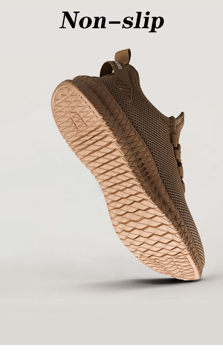 Zapatillas de correr transpirables y ligeras para hombre, Tenis antideslizantes para exteriores, zapatos deportivos suaves con cordones para caminar, 2023