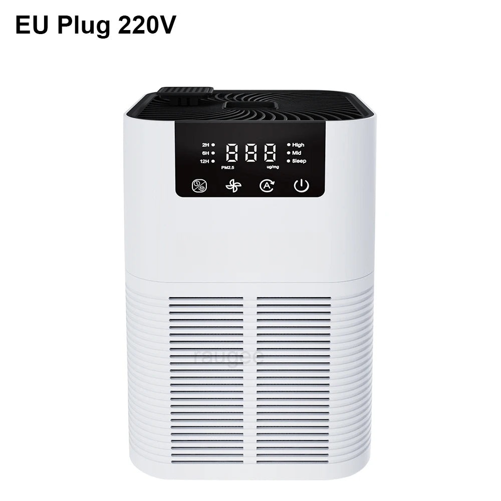 Purificador de aire HEPA con ionizador de iones negativos y aromaterapia