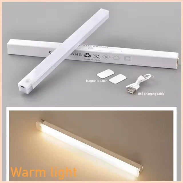Barra LED con Sensor de Movimiento Recargable USB