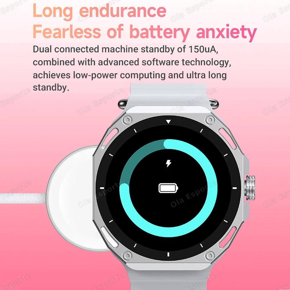 Reloj Inteligente AMOLED GPS con 7 Correas IP68