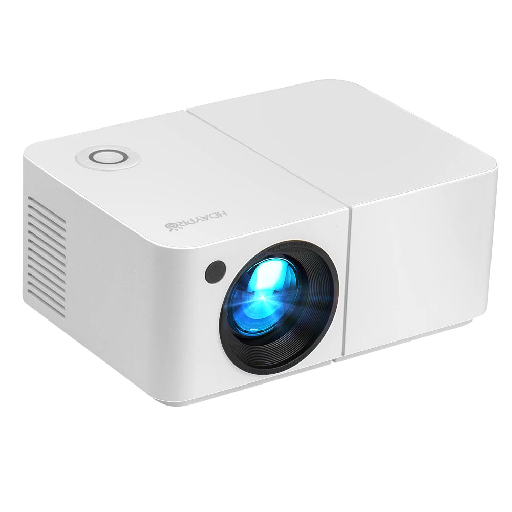 Proyector LED Full HD 1080P 4K HD300 WIFI 450 ANSI Mini Portátil para Cine en Casa, Dormitorio, Multimedia, Proyector Inteligente