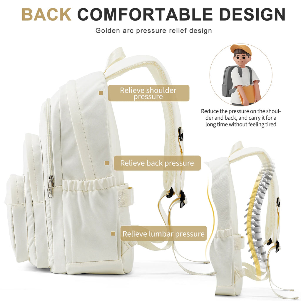 Mochila para niñas y adolescentes, mochilas escolares de viaje, mochila para niños, mochilas escolares informales, mochila bonita con múltiples bolsillos para libros