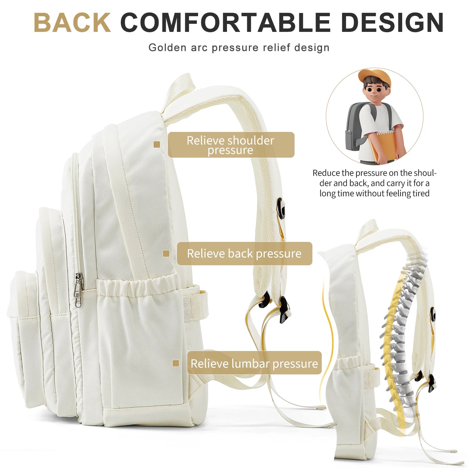 Mochila para niñas y adolescentes, mochilas escolares de viaje, mochila para niños, mochilas escolares informales, mochila bonita con múltiples bolsillos para libros