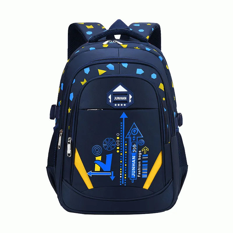 Bolso de hombro para chico, Mochila con patrón geométrico para adolescentes y niños, Mochila escolar de moda, Mochila para niño y niña, Mochila impermeable para libros ﻿
