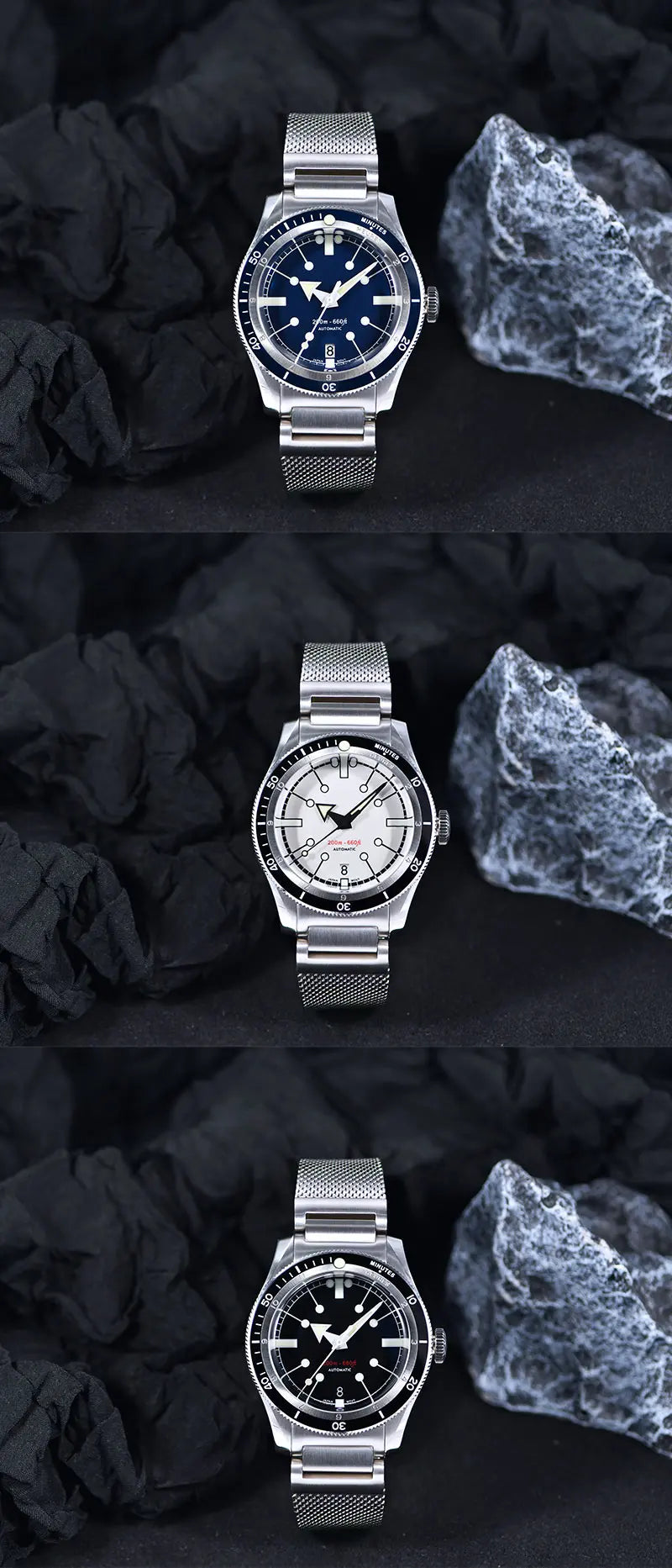 Reloj Mecánico Automático SEA KNIGHT Cristal Zafiro, Acero 316L, 200M