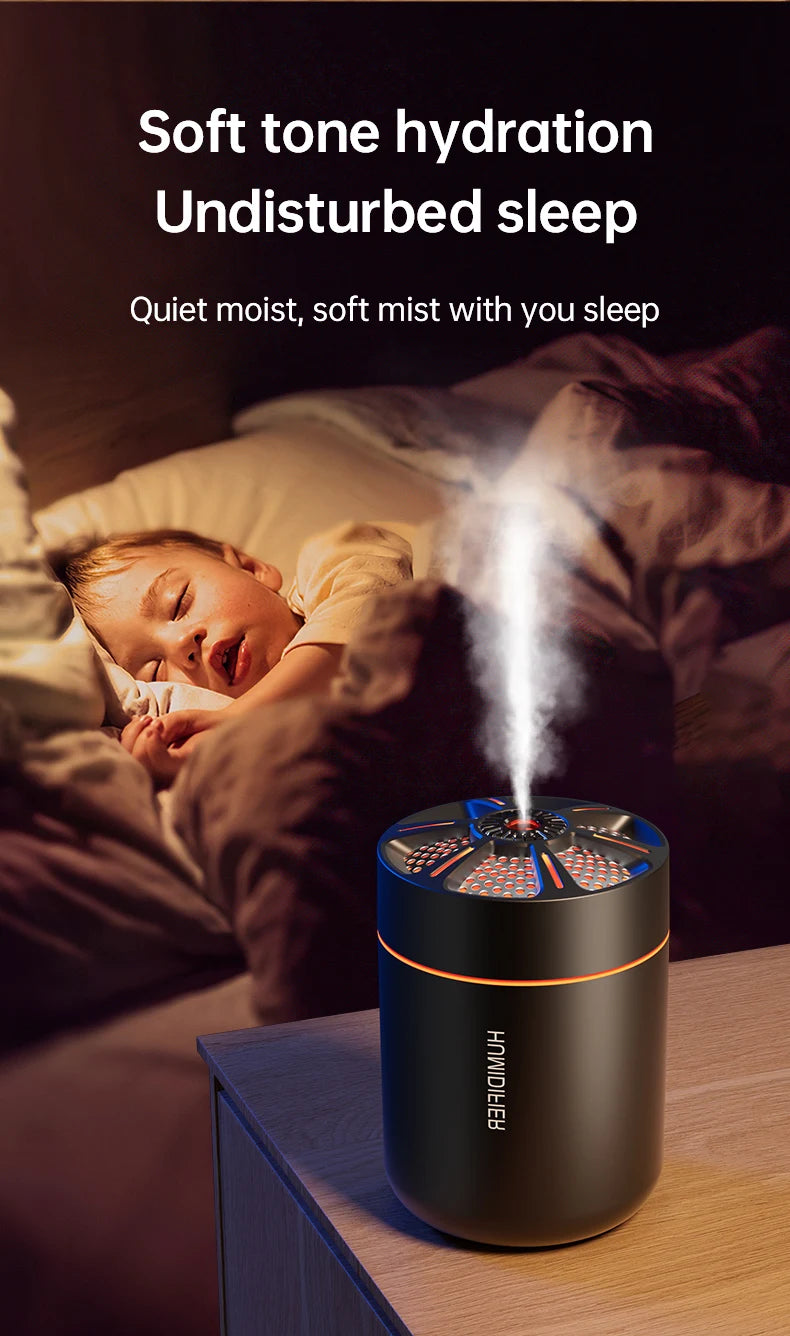 Mini Humidificador Difusor de Aromaterapia 180ml