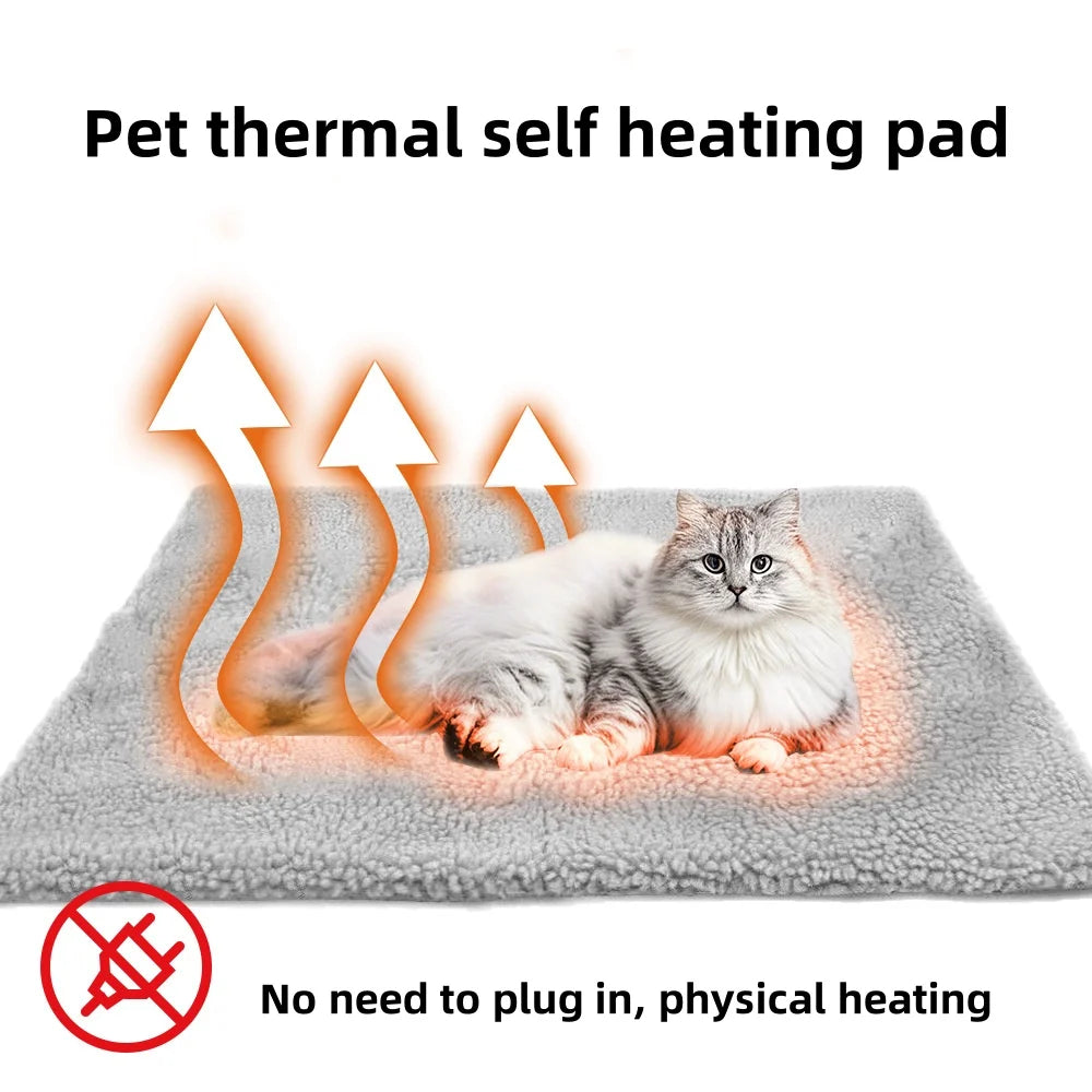 Almohadilla Autocalentable para Mascotas – Manta Térmica Lavable