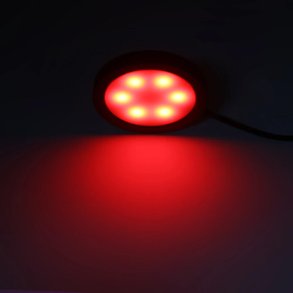 Luz RGB remota de 24 teclas para debajo de gabinete, interruptor USB de 5V, Kit de 1 2 4 6 luces, lámpara delgada para vitrina de cocina, acento de escritorio para Bar en casa